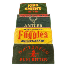 Beer Bar Towels 4 Cotton Mats