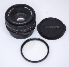 YASHICA ML 50mm F2 Prime Lens YC Contax Mount