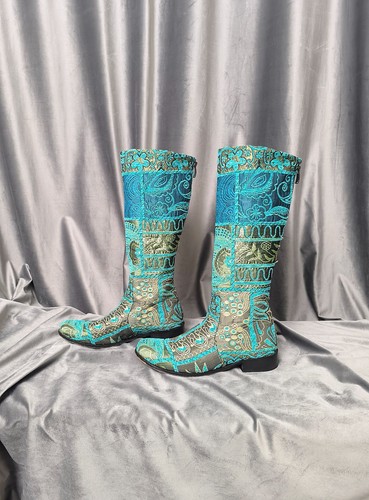 Vintage y2k turquoise gobelin - y2k,