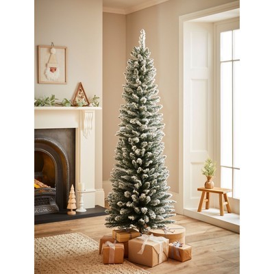 6ft slim snowy green - slim,