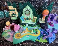 Wizard Of Oz 2001 Polly Pocket Emerald City Play Set + 4 Figures Immaculate 