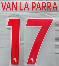 Sporting id Huddersfield Town Shirt Name & Number VAN LA PARRA 17 - Adult Red