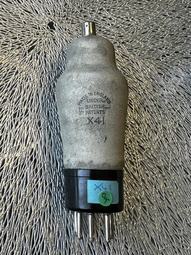 Marconi x41 valve - marconi, tests