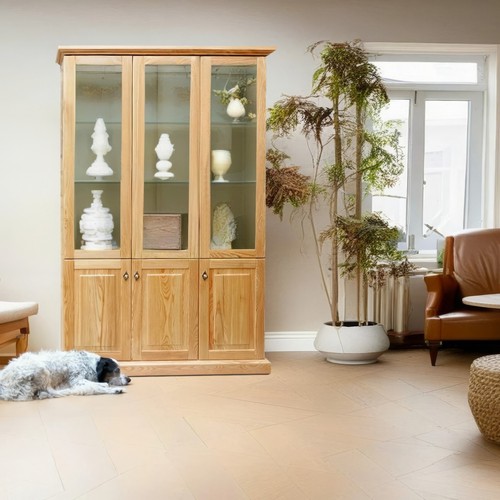 Clear natural pine wood front - clear,