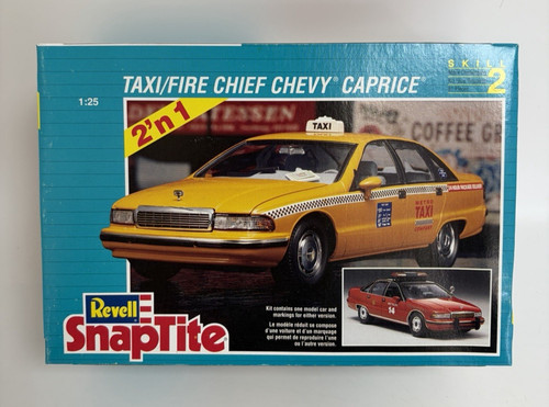 Revell taxi fire chief - taxi,