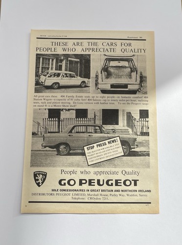 Peugeot 404 saloon - 404,