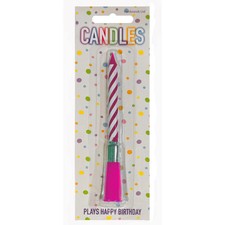 Musical candle party cake - musical,