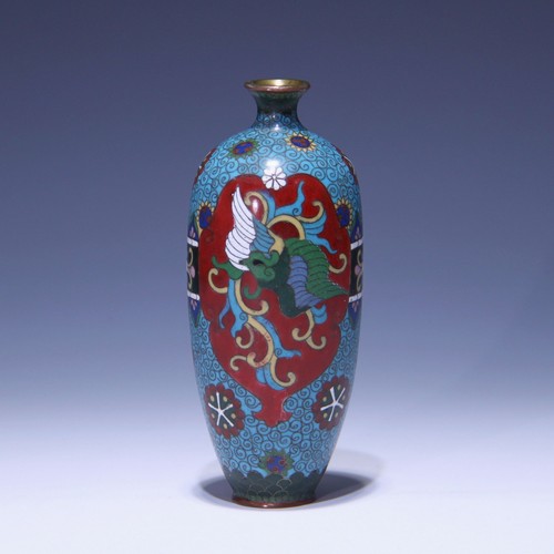 Cloisonné dragon phoenix - cloisonné,