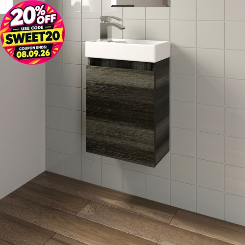 Charcoal wall hung 400mm - wall,