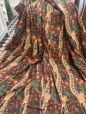 Liberty of London, William Morris 'Trent' Curtains, Vintage, Rare, 103"W x 59" L
