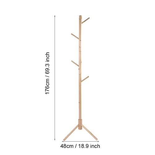 Tree style wooden coat - style,