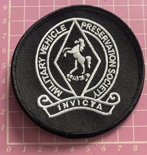 Military Vehicle Preservation Society Tourist Badge Patch Sew On Camp Blanket