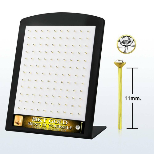Nose studs long self - self, bending