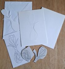 Iris Folding Tulip Pattern – Card, Envelope & Pattern