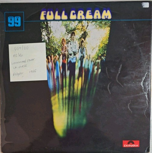 Cream full vinyl record - full,