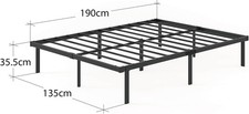 Zinus SmartBase Metal Bed Frame Full Size with Tools & Instructions Unassembled