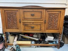 Hand Crafted Cabinet With Keys To The Draws And Cupboards