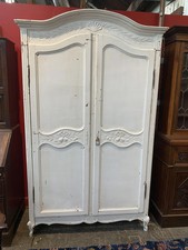 Vintage White Painted Wardrobe