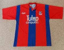 Vintage Crystal Palace 1990s Shirt - 'Tulip Computers' - Butka