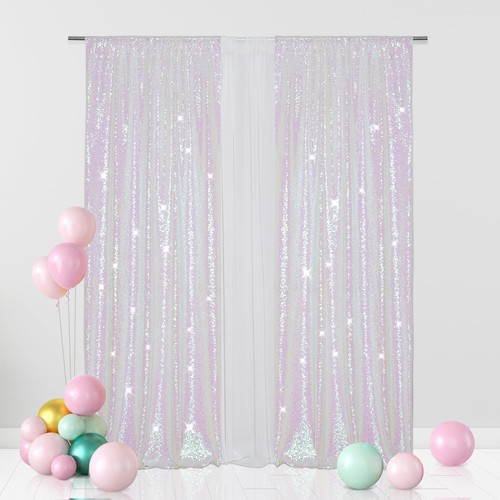 Iridescence sequin backdrop - sequin,