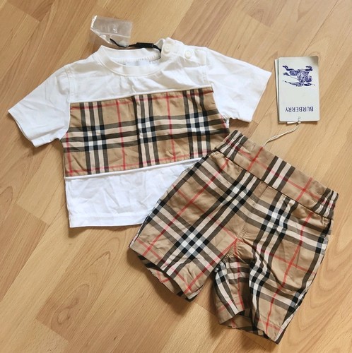 Burberry baby boys 2pc outfit - 2pc,