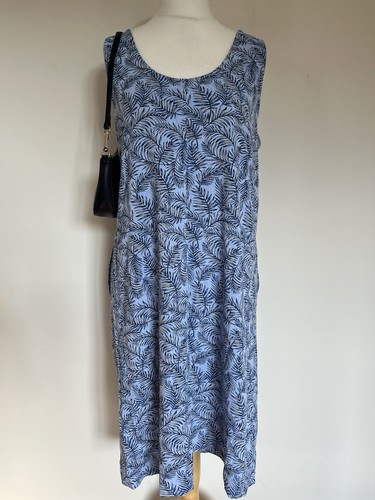 Next blue linen - next, midi