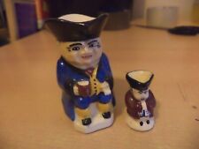 2 OLD VINTAGE hand painted