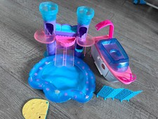 Vintage Polly Pocket Cruise Ship, Swimming Pool And Slide And Changing Room