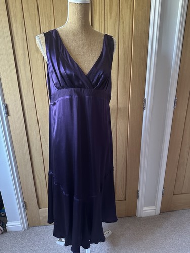 Silk amethyst midi length - silk,