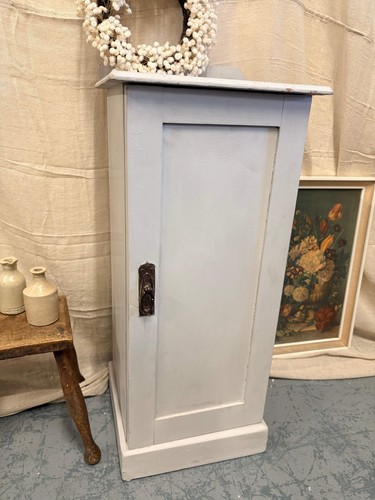 Antique victorian pine bedside - antique,