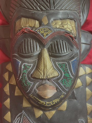 Large hand carved african - hand,