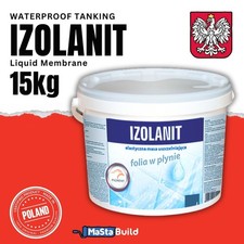 IZOLANIT Liquid Foil Waterproof Tanking Membrane Shower Bathroom Wet Room 15kg