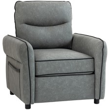 HOMCOM Armchair, Faux Leather