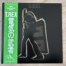 T Rex Electric Warrior NM/EX+ 1983 Japanese Press Vinyl LP SP-20-5056 Obi Insert