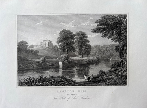 1829 antique print lambton - 1829,
