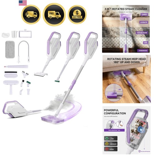Steam mop 1300w powerful - steam, mop,