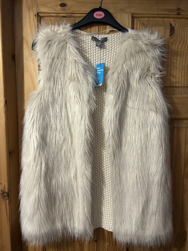 Nice beige cream faux - faux, fur