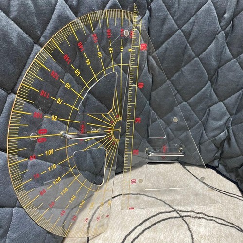 Large triangle ruler and - large,