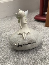 Heaven Sends Angel Sentiment Stones Ornament Gifts Blessing Wings Spiritual 