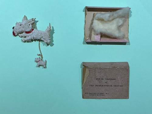 Vintage celluloid scottie - vintage, dog