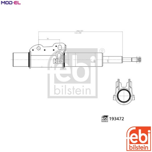 Shock absorber 193472 for - shock, vw