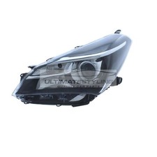 Headlight Fits Toyota Yaris 2014-2017 Projector Headlamp Passenger Side Left