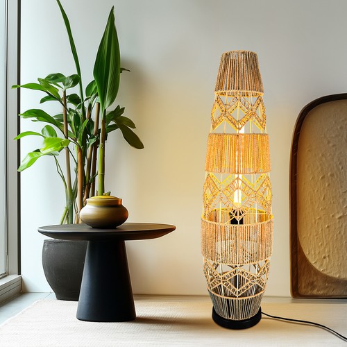 Retro boho floor lamp - boho,