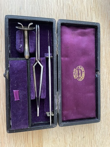Antique tracheostomy kit ash - kit,