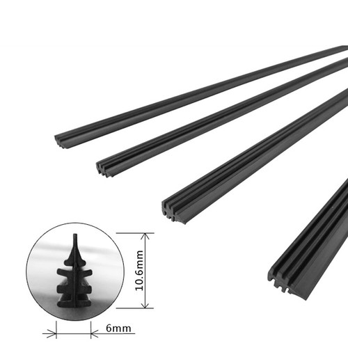 6mm black car silicone - 6mm,