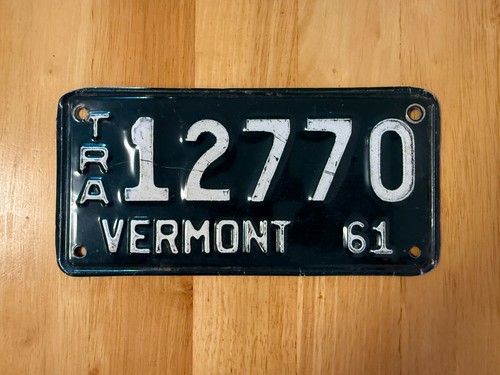 Vintage vermont trailer number - vintage,