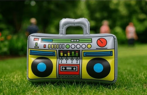 Inflatable blow radio rap - blow,