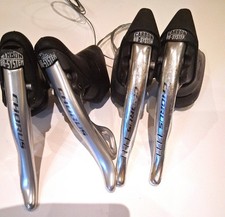 2 Pairs of Campagnolo Chorus ergo shifters 8 and 9 Speed