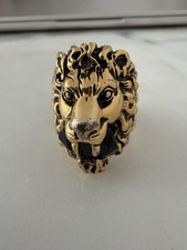 Gucci Lion Head Ring with