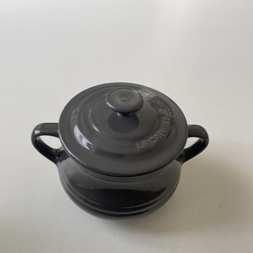 Creuset glossy grey bean - le,